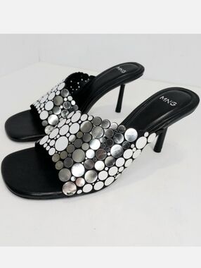 Mango Sandalia‎ Bubble Heels, NWT, Size 37|US 6.5
